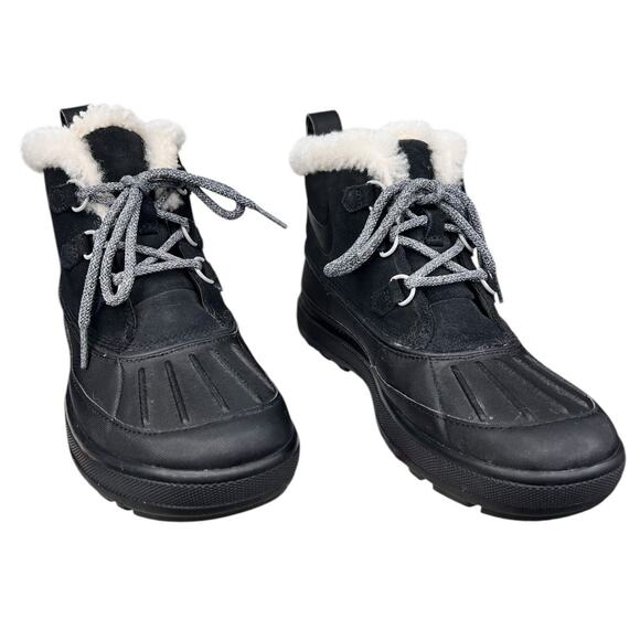 Nike Women’s Woodside Black Lined Winter Boot Size US 9 - Picture 5 of 11